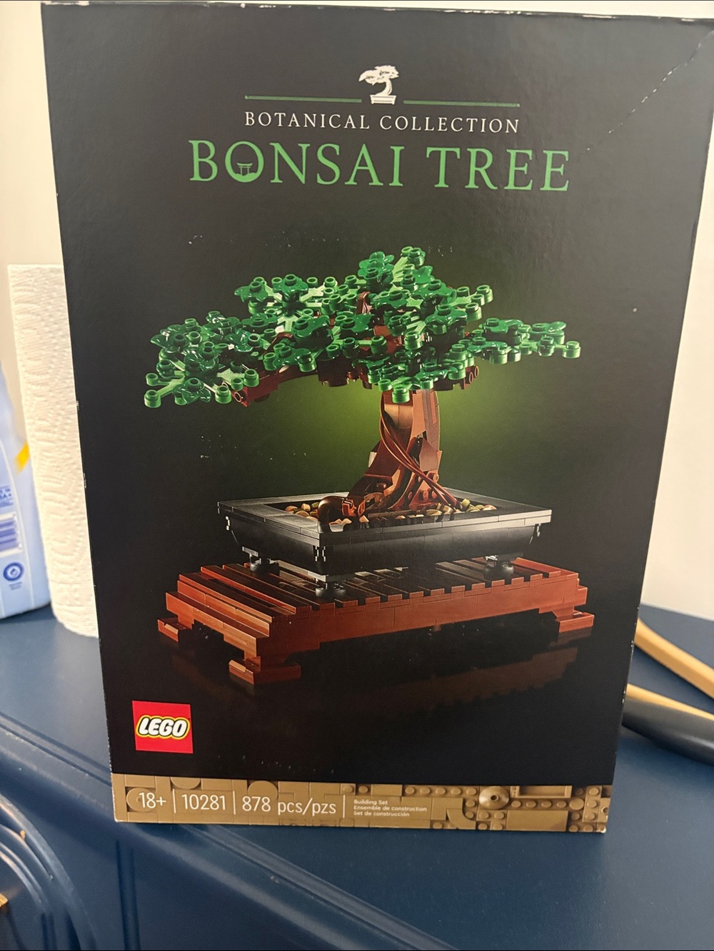 Lego Bonsai Tree Model in Green and Brown